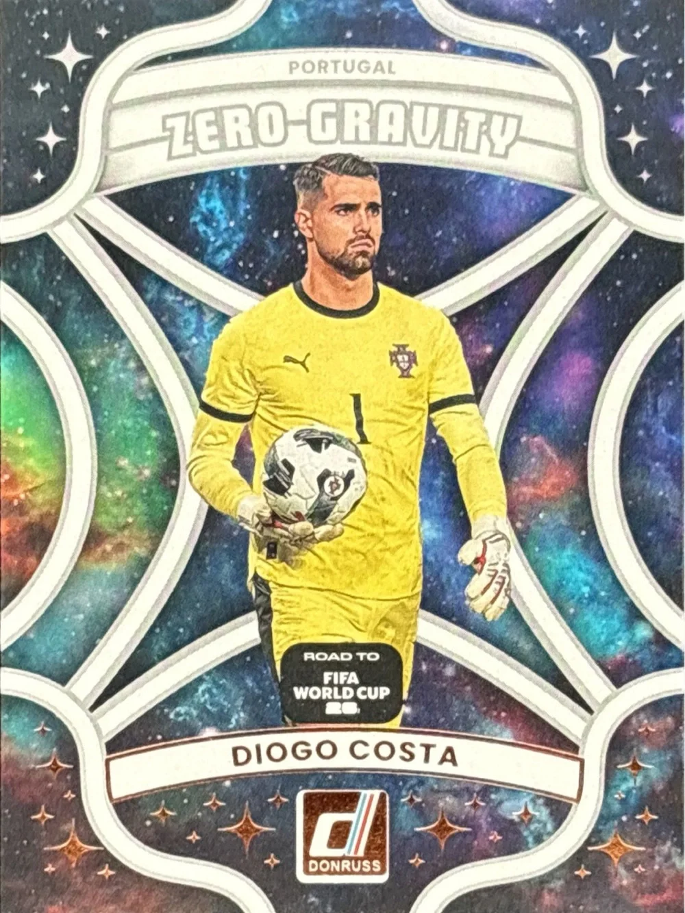 Panini Zero-Gravity Diogo Costa World Cup Soccer Card